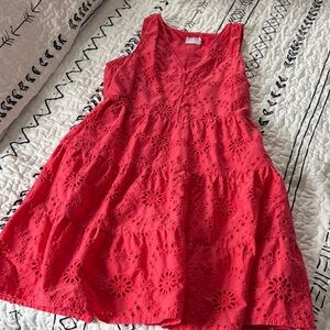 Time and Tru Vivid Red Sleeveless Dress